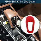 Gear Shift Knob Cap Cover for Porsche Cayenne 2018-2025 Red Console 1 x