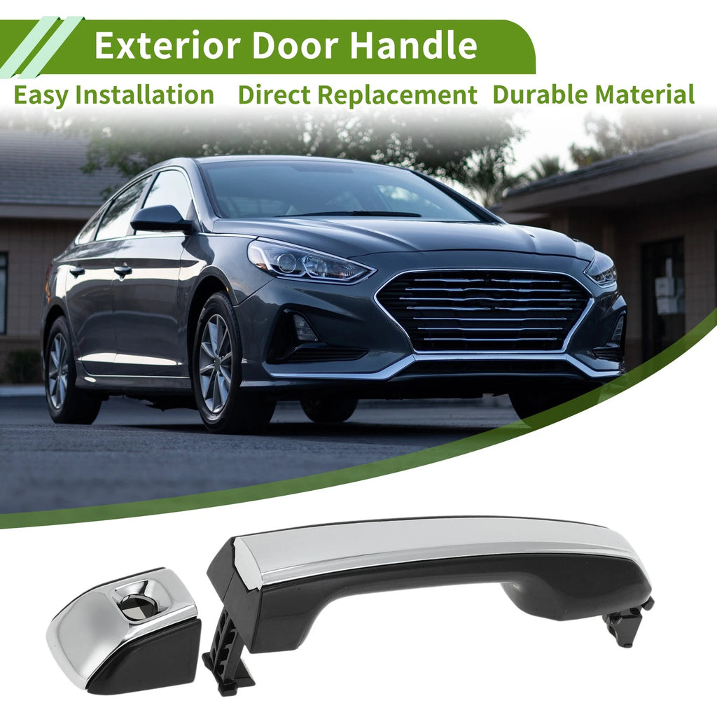 Exterior Door Handle for Lexus GX460 4Runner (2010–2023) Silver Tone Front Left