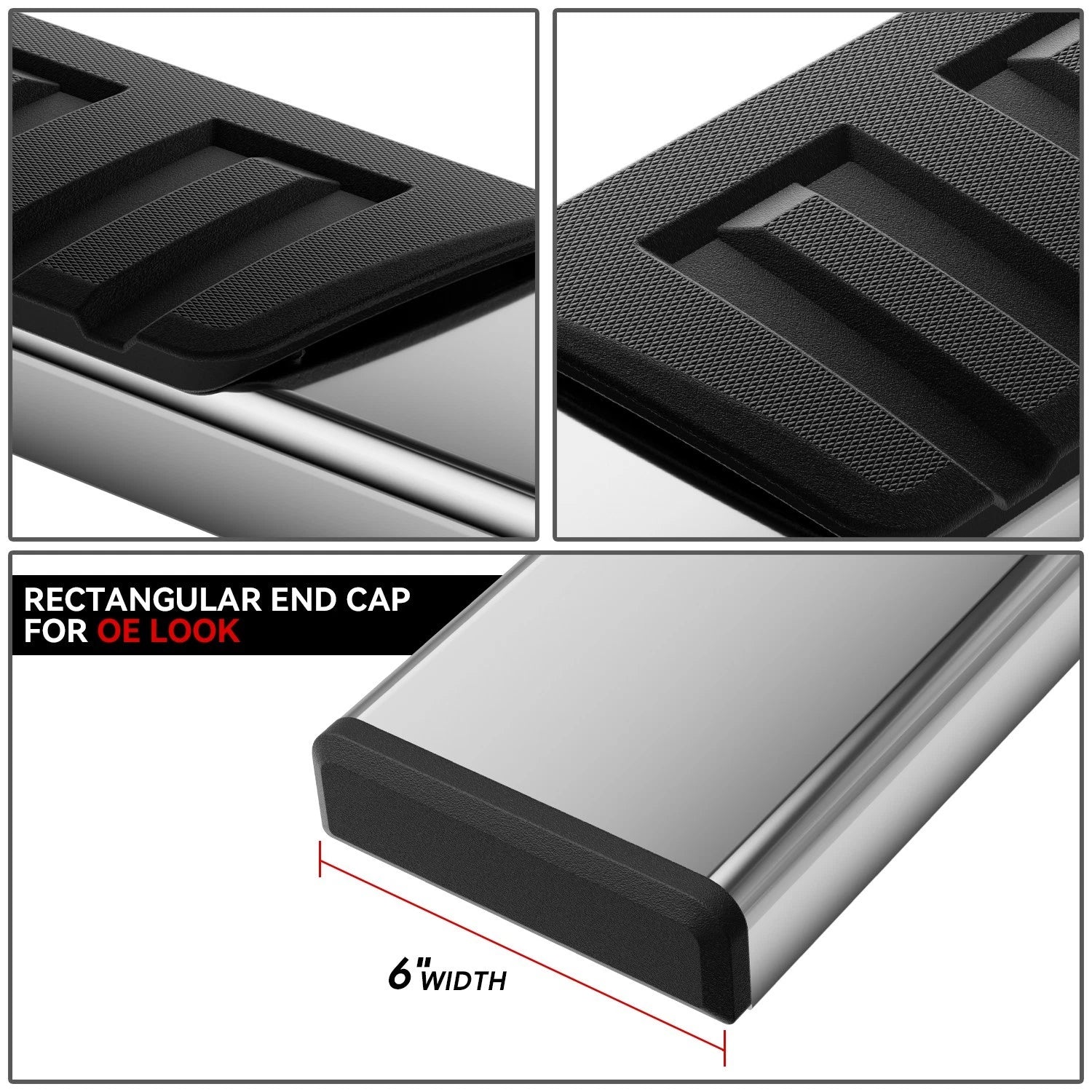 Set of 2 Running Boards for Silverado Sierra 1500 2500HD 3500HD (2019–2025)