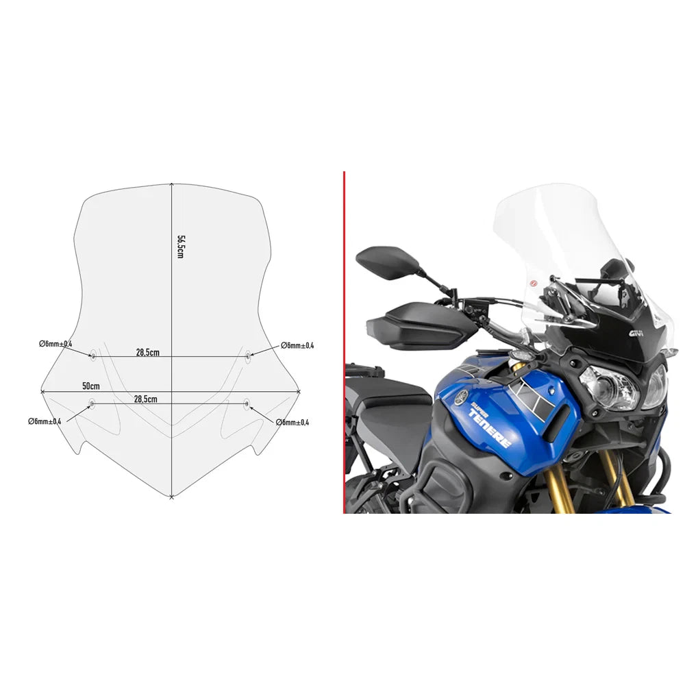Windshield for Yamaha