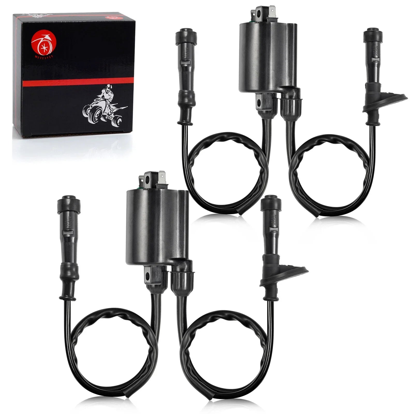 Set of 2 Ignition Coils for Honda VT750C VT750Ca Shadow Aero (2004–2009)
