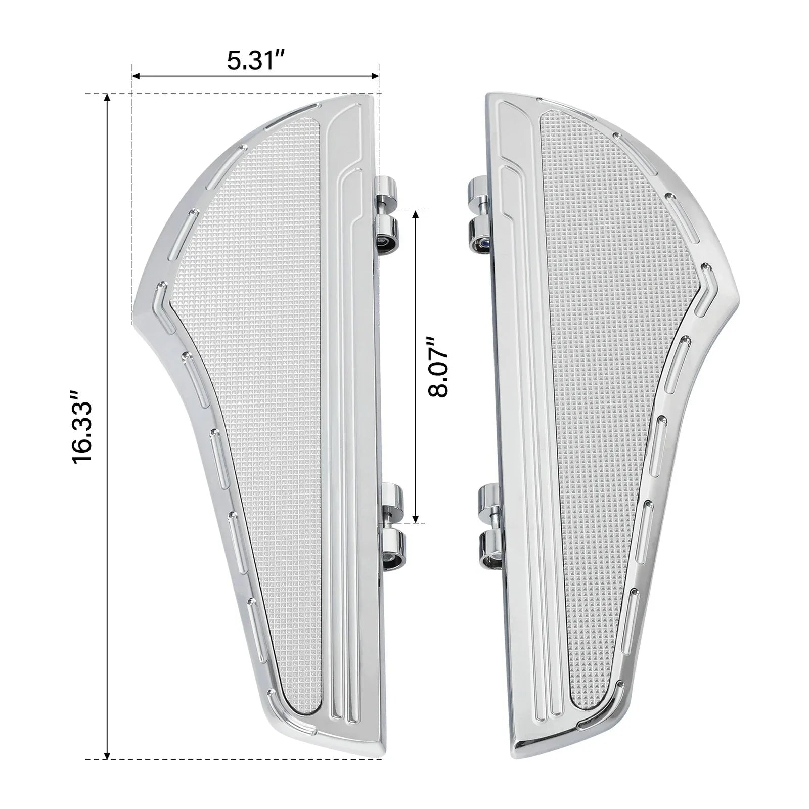 Floorboards for Harley Touring Dyna (2000-2024, 2012-16)