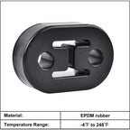 Set of 4 Rubber Exhaust Hanger Mount Brackets for Make Model