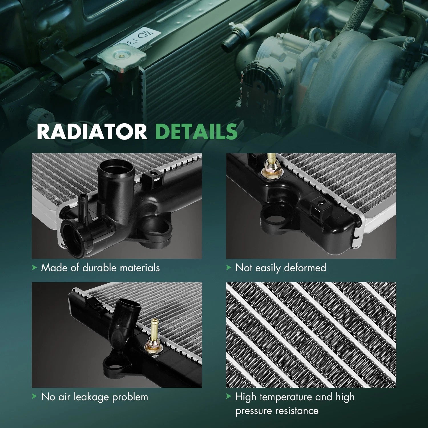 Radiator for Toyota 4Runner Lexus GX470 (2003–2009)