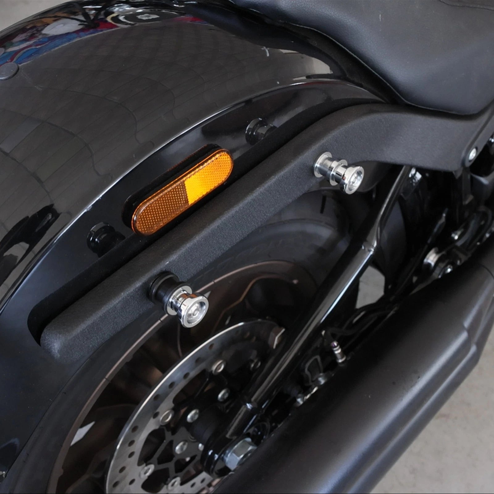 Sissy Bar Luggage Rack Docking Hardware Kit for Harley Softail Fat Bob (2018–2025)