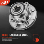 Front Wheel Hub & Bearing Assembly for Chevy GMC Sierra 3500 HD (2001–2023)