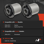 2X Front Lower Rearward Control Arm Bushing for Ford Explorer (2002-2010)