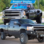 Chrome Power Heated Tow Mirrors with Dynamic LED Signal for GMC Sierra 1500 (2007-2013)