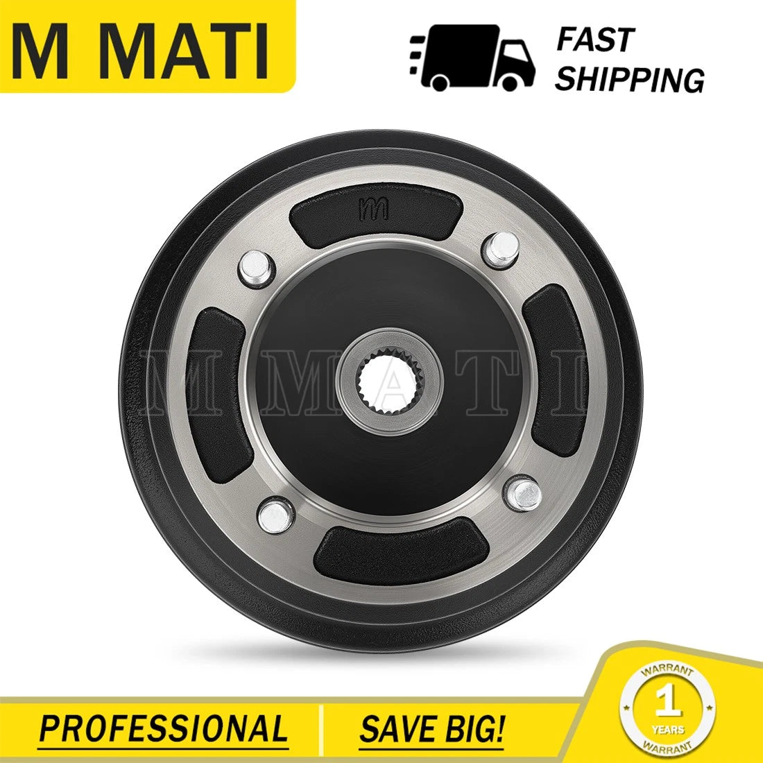 Front Brake Drum for Kawasaki Mule 3000 3010 3020 4000 4010 2510 (1993–2009)