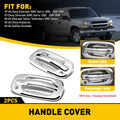 Front Door Handle Covers for Chevy Silverado/GMC Sierra 1500 2500 3500 (1999–2006)