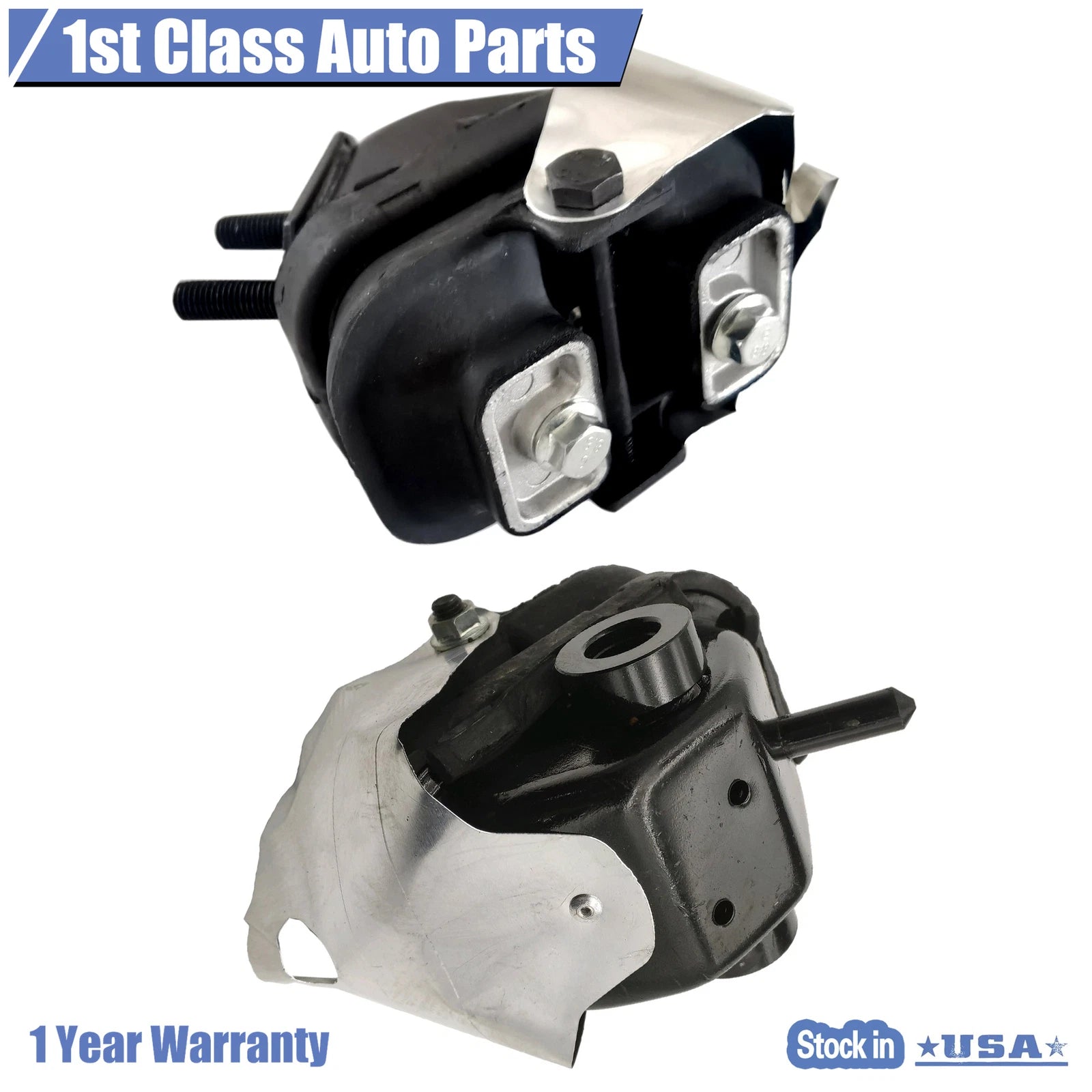 Set of 2 Front Engine Mounts for Ford F-150 Lincoln Mark LT (2005-2008)