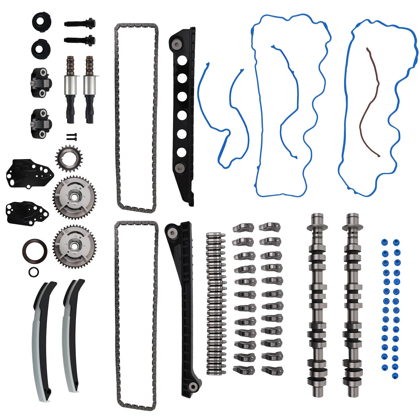Camshaft, Lifters, Rocker Arms, Timing Chain Kit for Ford F150 5.4L 3V (2005–2008)