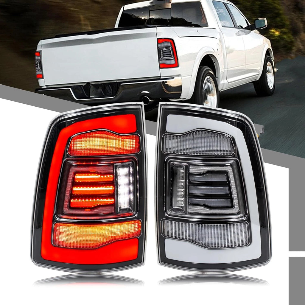 Sequential LED Tail Lights for Dodge Ram 1500 2500 3500 (2009–2018)