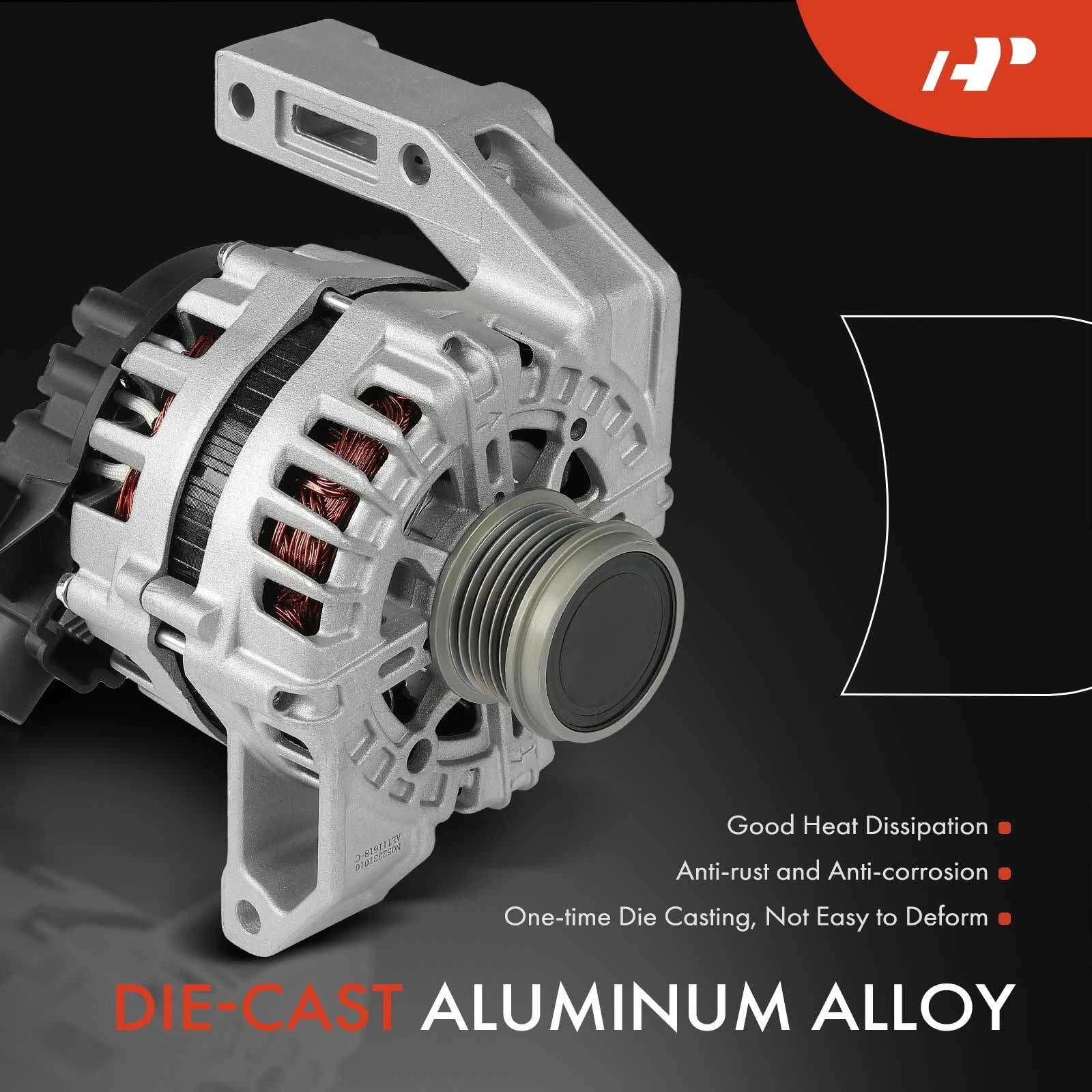 Alternator for Ford Focus (2012) 2.0L L4 150A 6-Groove Pulley