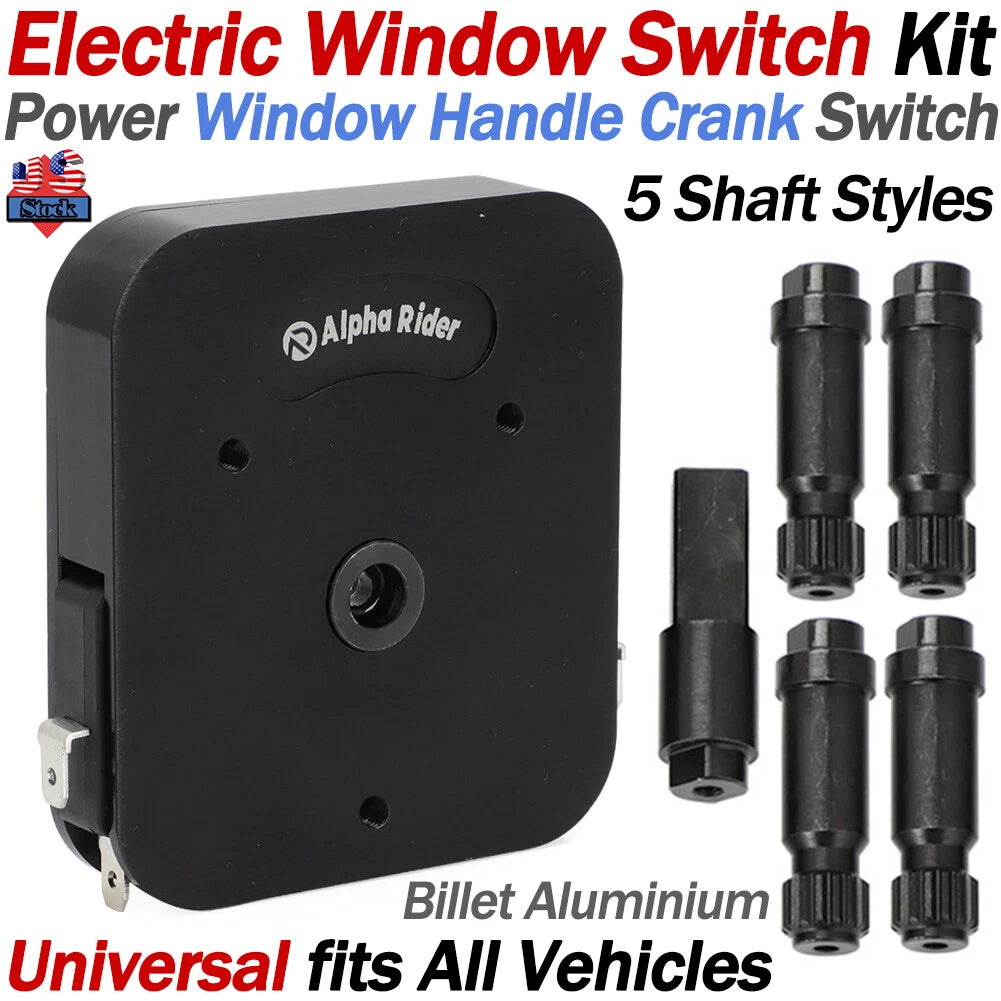 Electric Power Window Handle Crank Switch for Ford GM Chevy Dodge