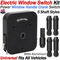 Electric Power Window Handle Crank Switch for Ford GM Chevy Dodge