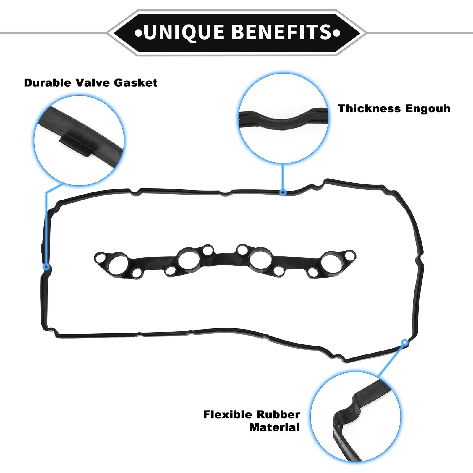 Set of 1 Valve Cover Gasket No.1121375041 for Toyota Tacoma 4Runner (1995–2004)