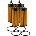 Set of 4 Wix Engine Motor Oil Filters for Chrysler Dodge Jeep Ram VW V6