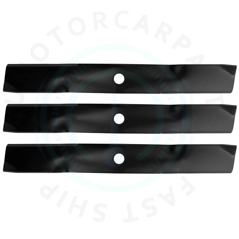 3 Pcs Mower Blade Deck for John Deere 325 335 345 425 445 455 (1992–2007)
