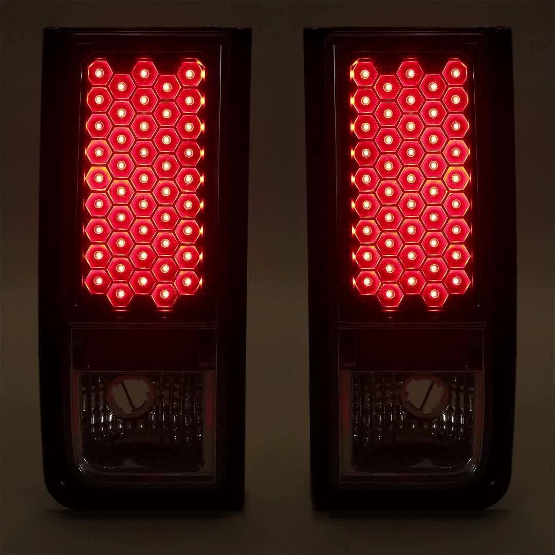 2X Full LED Tail Lights for Hummer H2 (2003–2009)