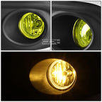 Fog Lights Pair for Honda Civic FC1 (2016) - Yellow Lens, Cover, Switch