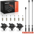 Set of 3 Ignition Coils & 6 Spark Plugs for Benz 