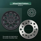 4X 2" Wheel Adapters 8x170 to 8x200 14x1.5 for Ford F250 Super Duty (2003–2022)