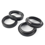 4 x Black 43x55mm Motorcycle Front Fork Damper Shock Absorber Seal