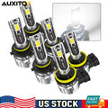 6X LED Headlight Combo for Various Vehicles (9005 + 9006 + H11)