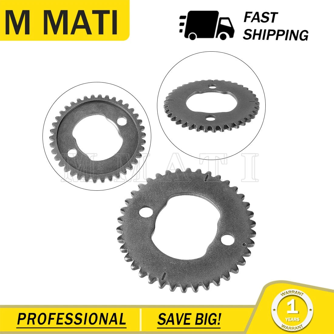Camshaft Sprocket Gear 38T for Honda FourTrax 300 TRX300 (1988–2000) 14321-HC4-000