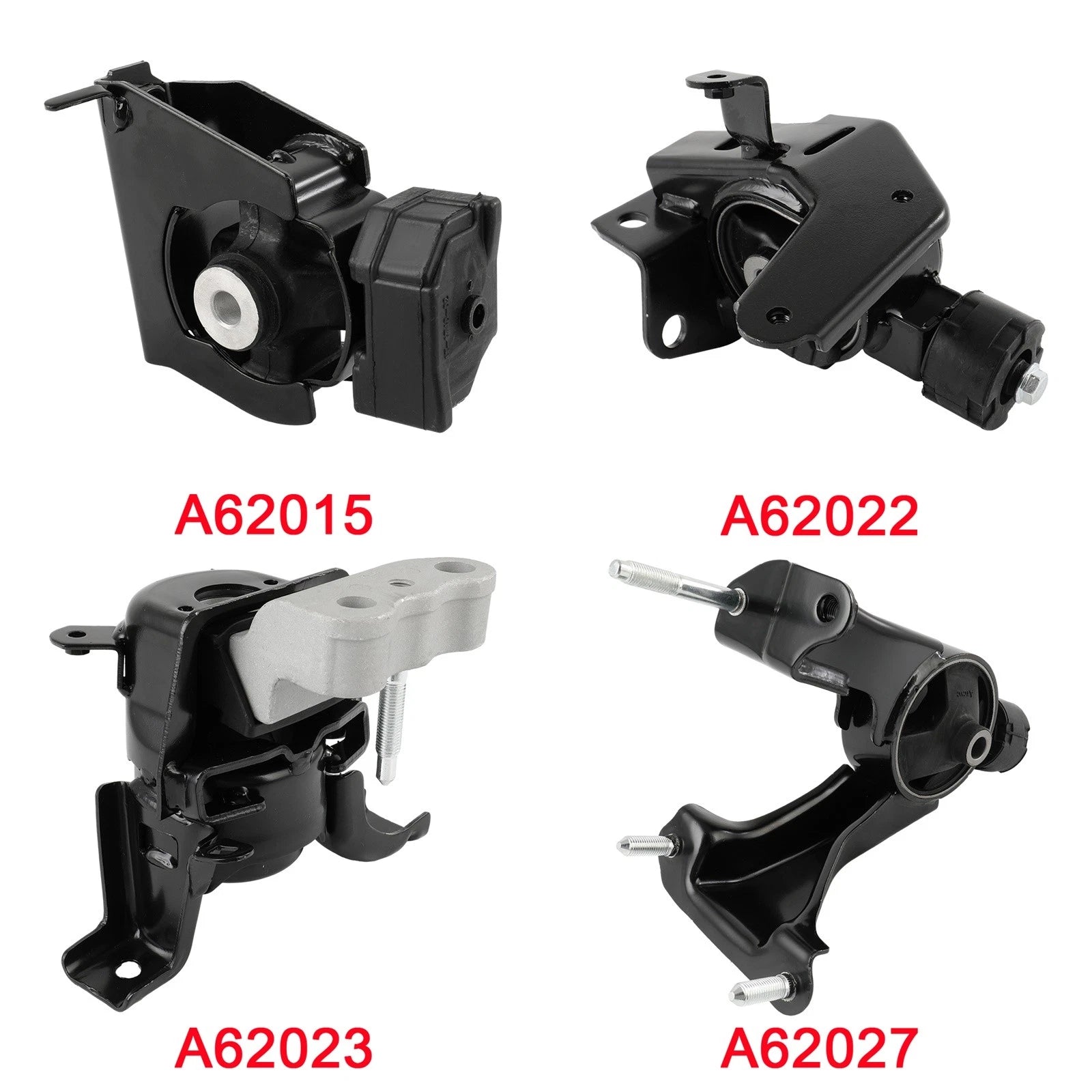 Set of 2 Engine Motor Trans Mounts for Toyota Corolla 1.8L (2009–2018) A62015 A62023