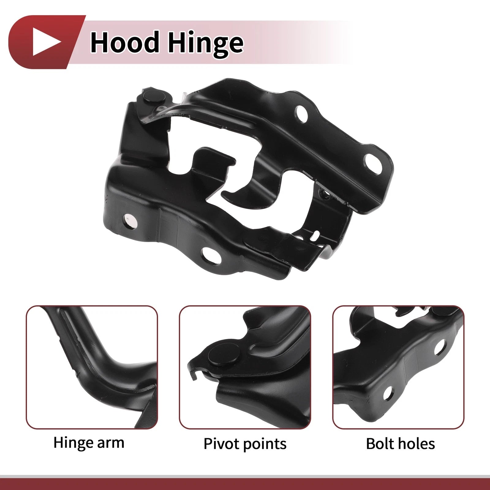 Hood Hinge for Toyota Camry (2002–2021) Left Side 1 pcs