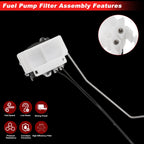 Fuel Filter for BMW GT F07 535i 550i (2010–2013) 16117297340 Metal Plastic