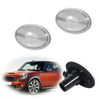 2X Clear Lens Side Marker Light for MINI Cooper (R55, R56, R57, R58, R59)