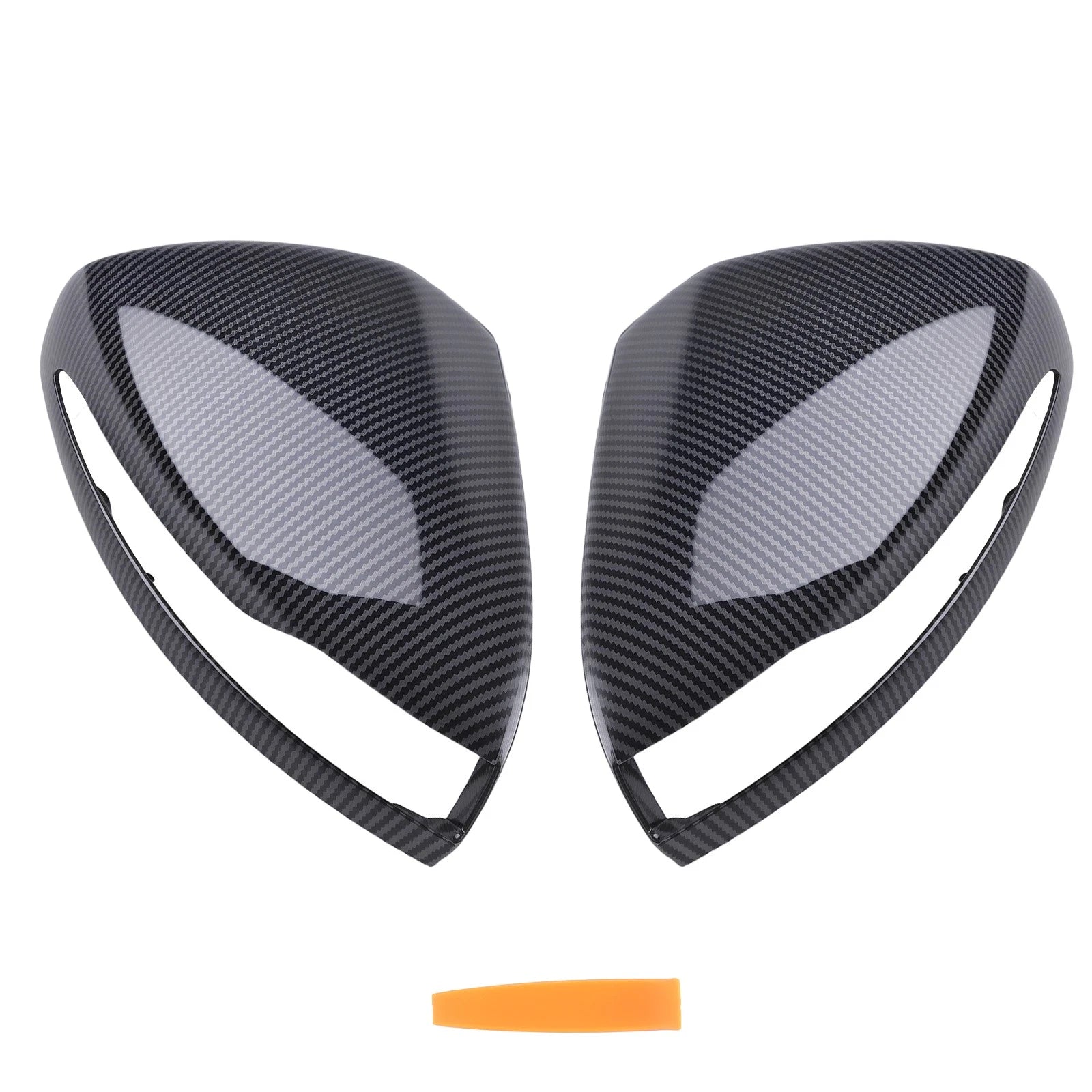 Mirror Cover Caps for Mercedes W205 C Class GLC X253 (2014–2019) ABS Pair