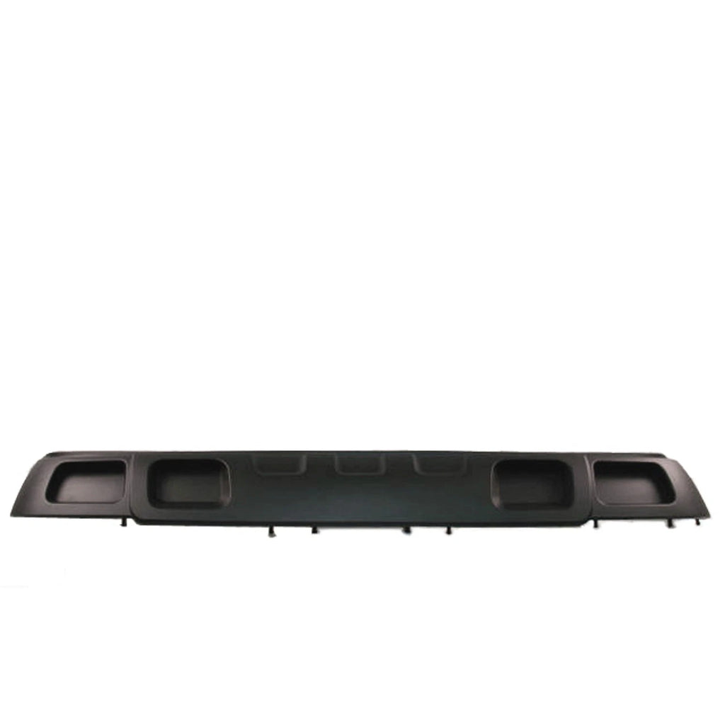 Replacement Black Front Air Deflector w/o Fog Light Holes w/o Tow Hook Holes