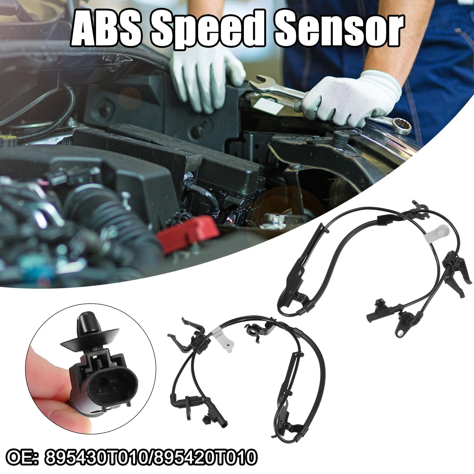 Set of 2 ABS Wheel Speed Sensors for Toyota Venza (2009–2015)