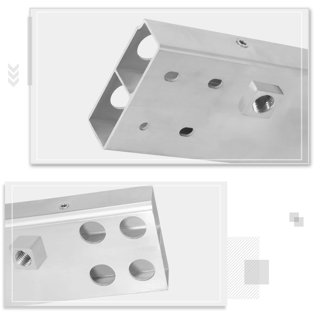 Tow Hook License Plate Mounting Bracket for BMW X3 (2015–2017)