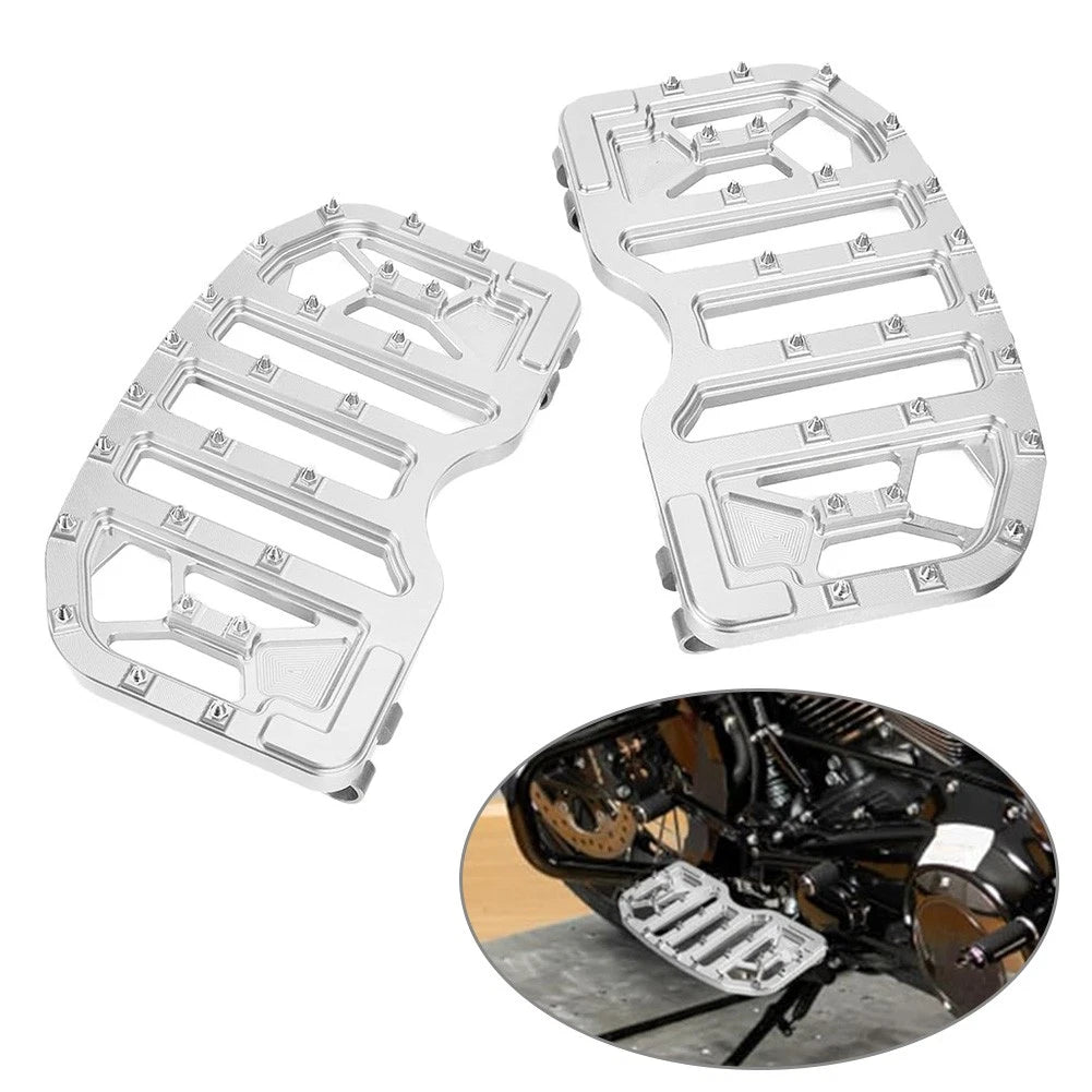 MX Style Front Driver Floorboards Foot Pegs for Harley Touring Street Glide (1984–2017)