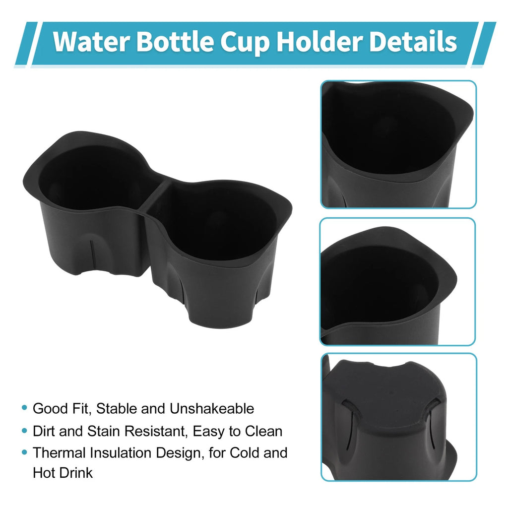 Center Console Cup Holder Organizer for Buick Envision (2021–2023) TPE Black