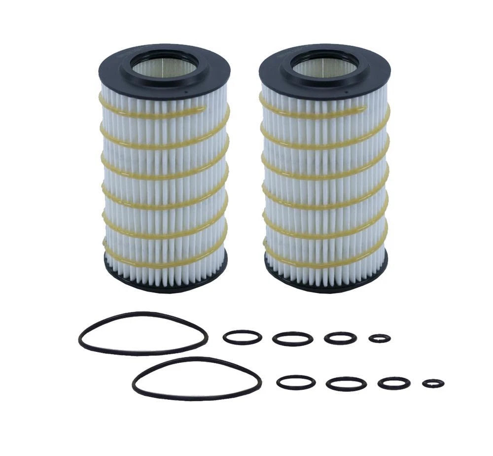 Set of 2 Wix 57078 Engine Oil Filters for (Metal Free)