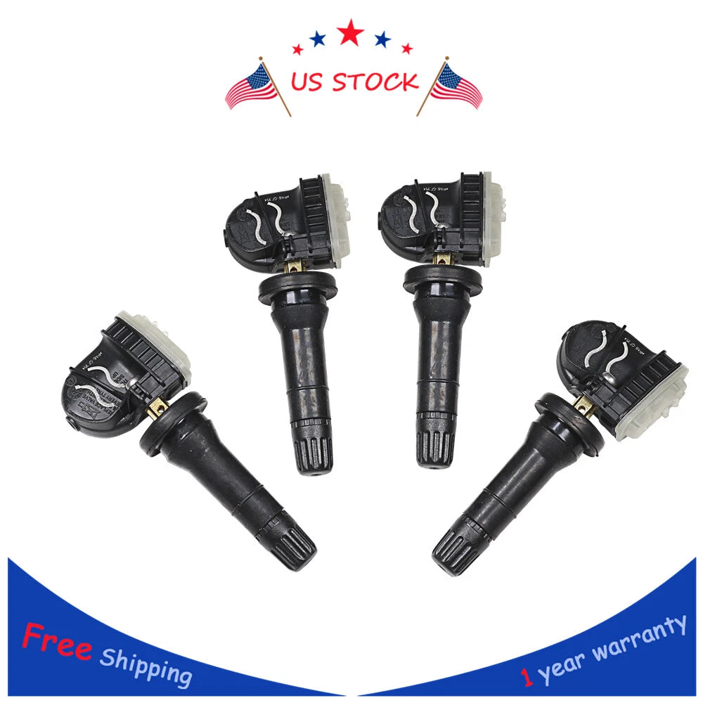 4X Tire Pressure Monitoring Sensors for Ford F-250 Super Duty (2017–2019)