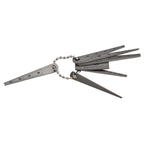 Set of 4 Pocket Sized 20mm Tapered Rulers for Measurement Solutions