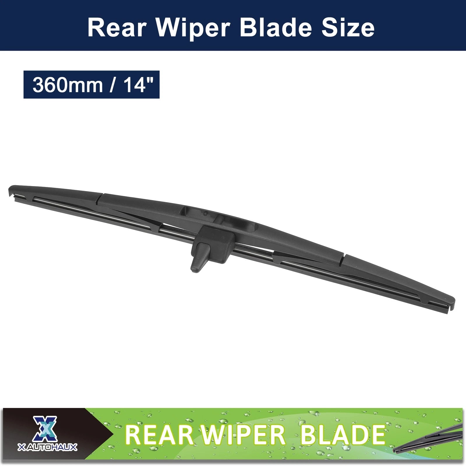 2X Rear Windshield Wiper Blades for Honda Pilot (2009–2015)