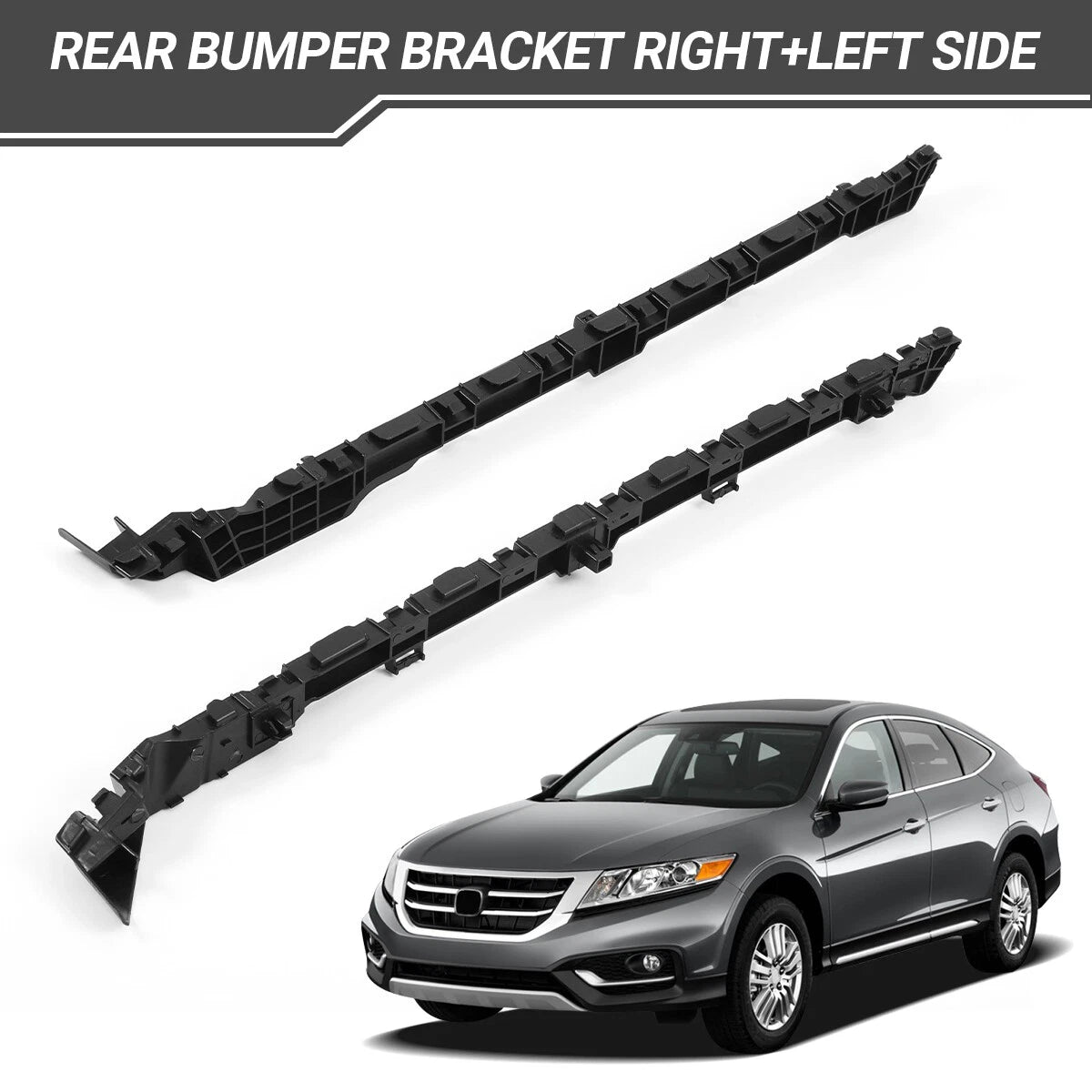 Bumper Bracket Set of 2 for Honda Accord (2013–2017) Rear RH+LH