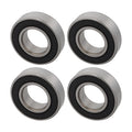 Set of 4 1641-2RS Ball Bearings 1" x 2" x 9/16 Rubber Sealed