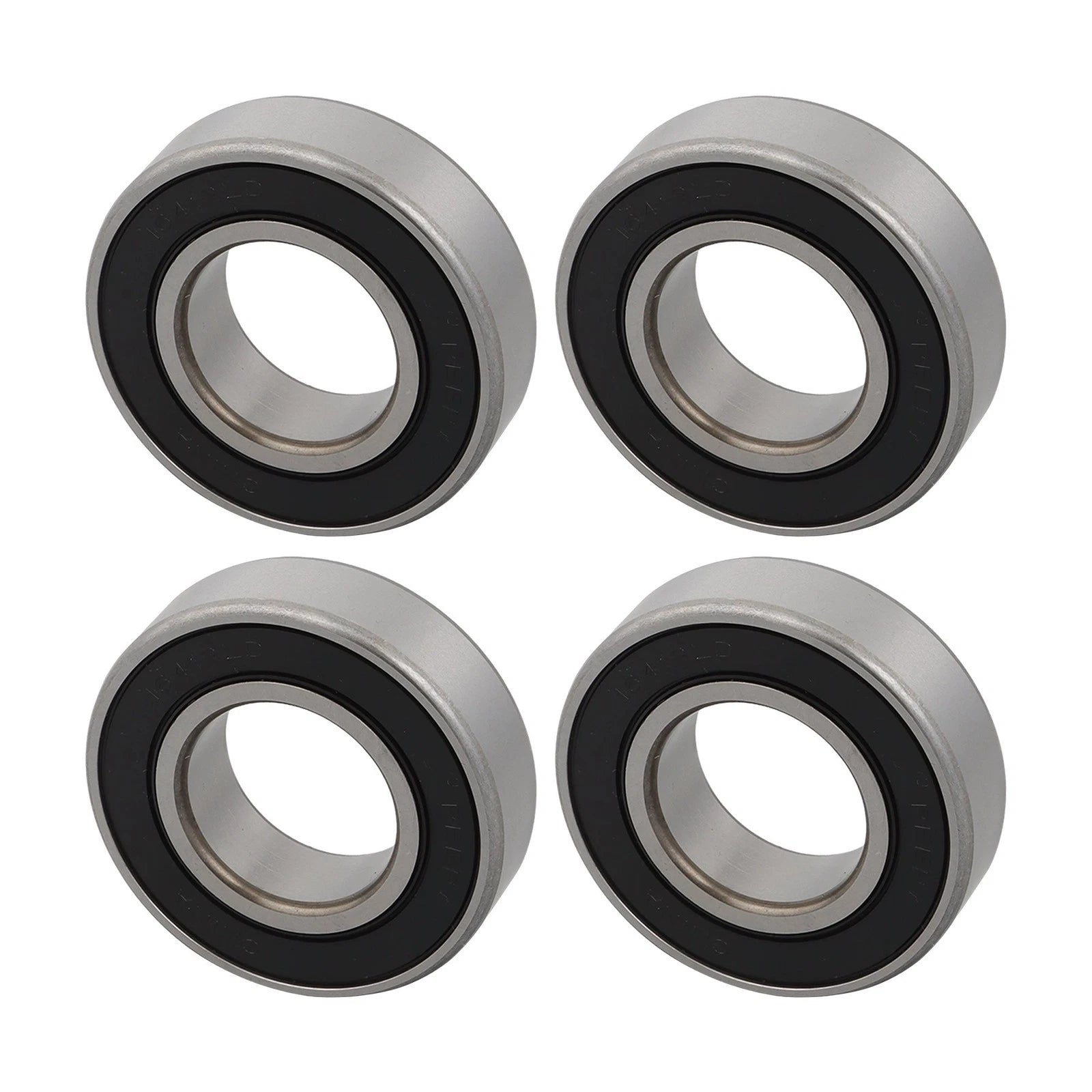Set of 4 1641-2RS Ball Bearings 1" x 2" x 9/16 Rubber Sealed