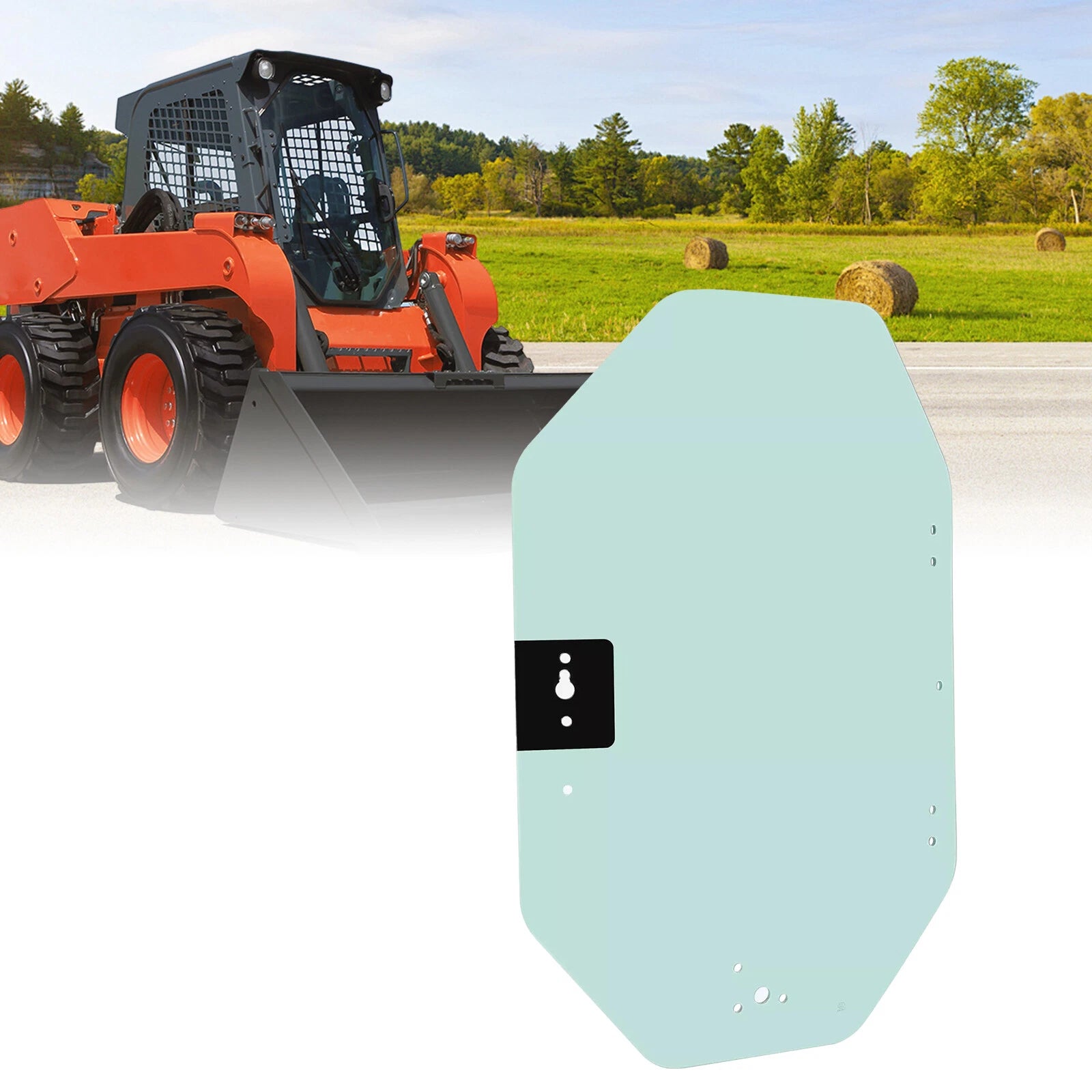 Cab Glass-Door for Gehl R220 V400 R190 V270 R260 V330 Skid Steer
