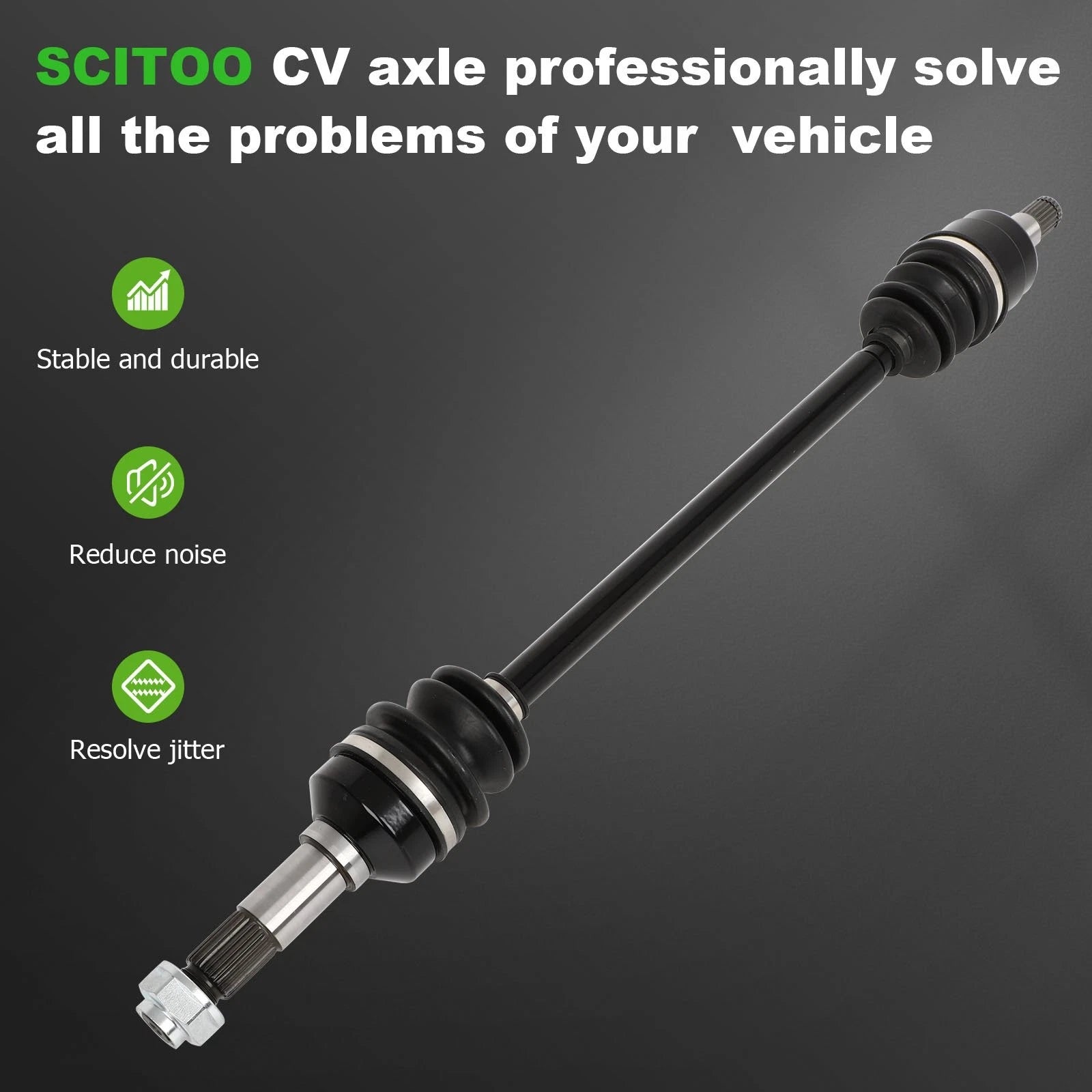 Front Left/Right CV Joint Axle Shaft for Yamaha YXZ1000R SS XT-R (2020–2022)