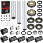 Rear Upper Lower A-arm Bushing Shaft Kit for Honda Rincon 650 680 (2003–2014)